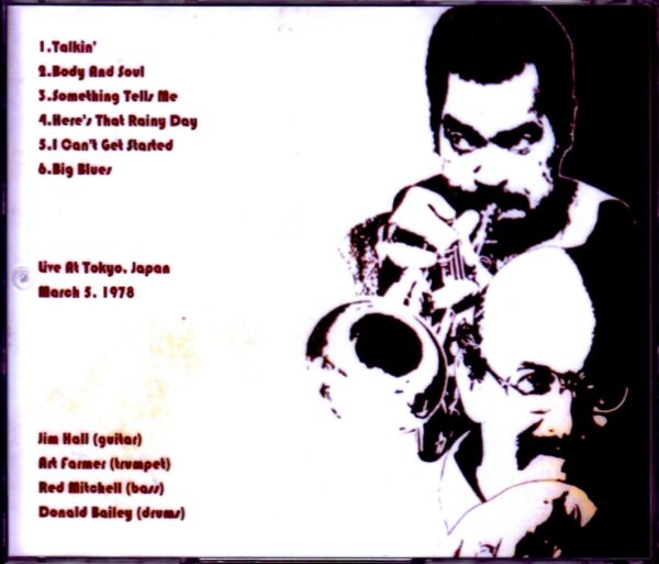 Art Farmer,Jim Hall/Tokyo,Japan 1978 - Image 2