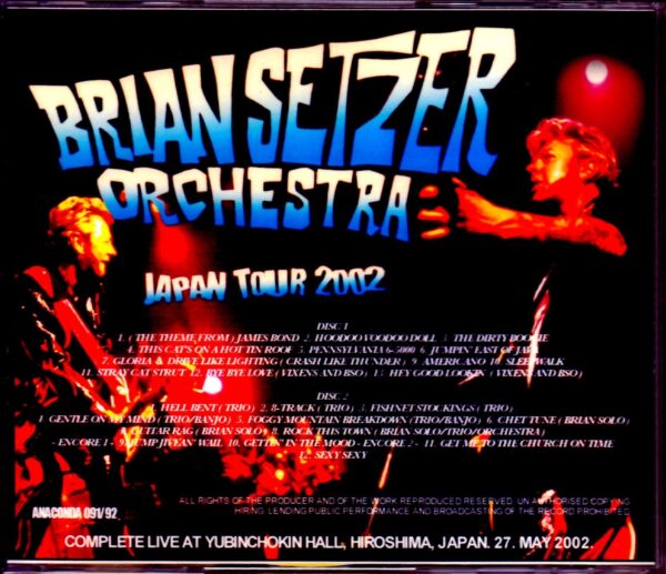 Brian Setzer Orchestra/Hiroshima,Japan 2002 - Image 2