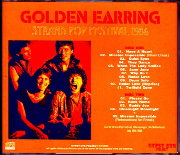 Golden Earring/Netherlands 1986 - Image 2