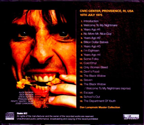 Alice Cooper/RI, USA 1975 - Image 2