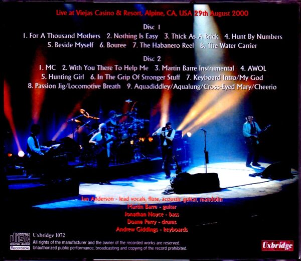 Jethro Tull/CA,USA 2000 - Image 2