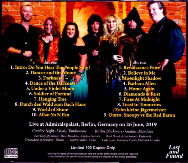 Blackmore's Night/Germany 2019 - Image 2