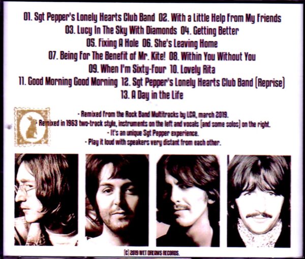 Beatles/Sgt.Pepper's Lonely Hearts Club Band Remixed in '63 Style - Image 2