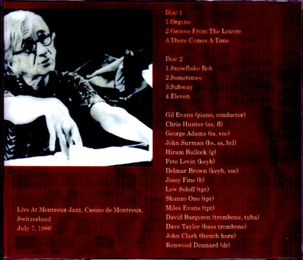 Gil Evans Orchestra/Switzerland 7.7.1986 - Image 2