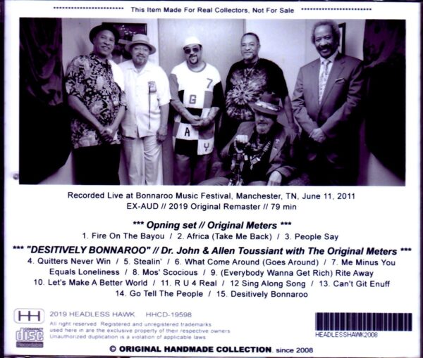 Dr. John,Allen Toussaint,Original Meters/TN,USA 2011 - Image 2