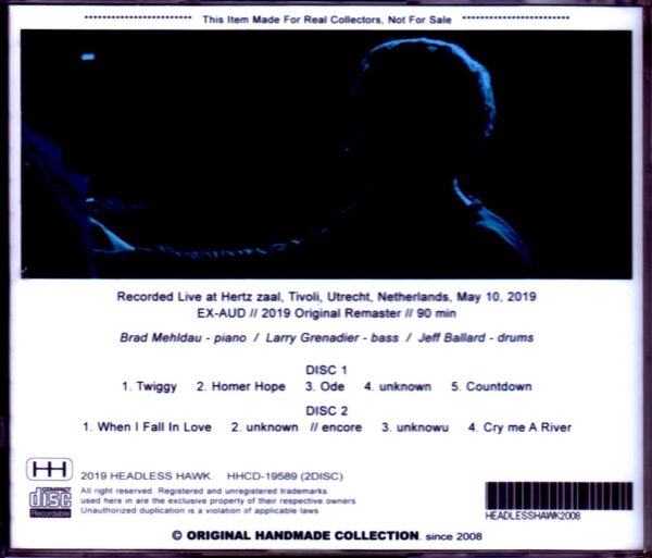 Brad Mehldau Trio/Netherlands 2019 - Image 2