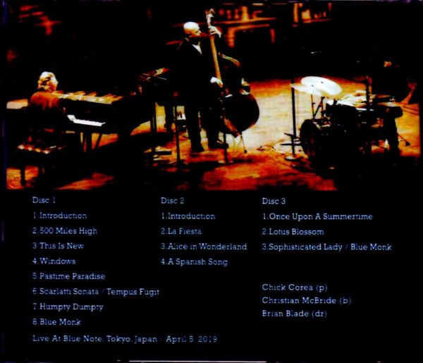 Chick Corea Trio/Tokyo,Japan 2019 - Image 3