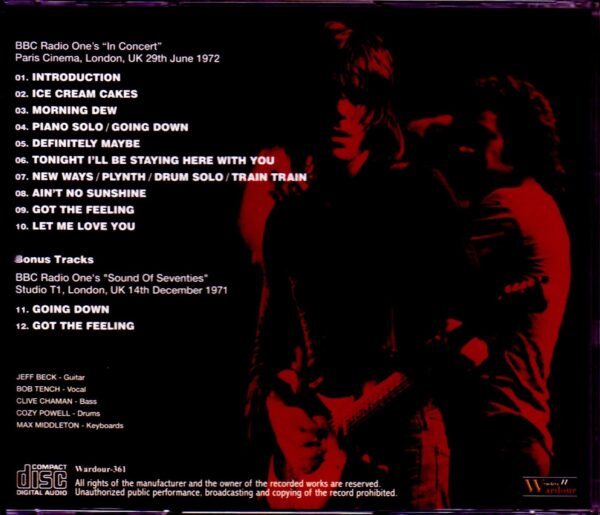 Jeff Beck Group/London,UK 6.29.1972 & more Upgrade - Image 2