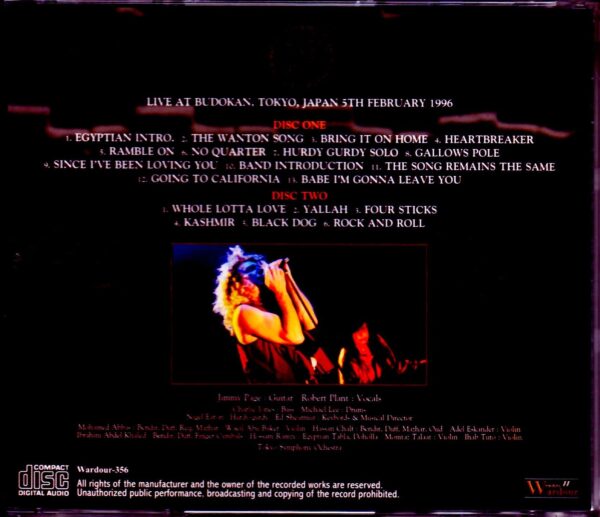 Jimmy Page,Robert Plant/Tokyo,Japan 2.5.1996 - Image 2