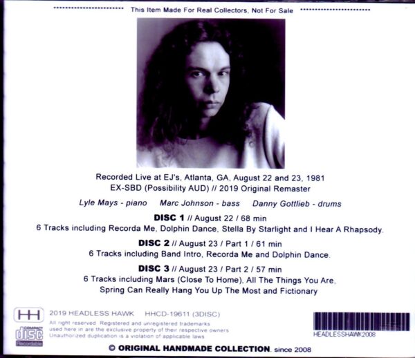 Lyle Mays Trio/GA,USA 1981 2 Days Complete - Image 2