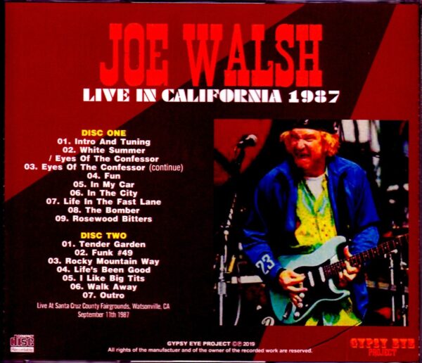 Joe Walsh/CA,USA 1987 - Image 2