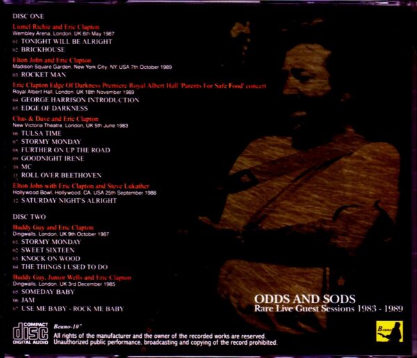 Eric Clapton/Rare Live Guest Sessions 1983 - 1989 - Image 2
