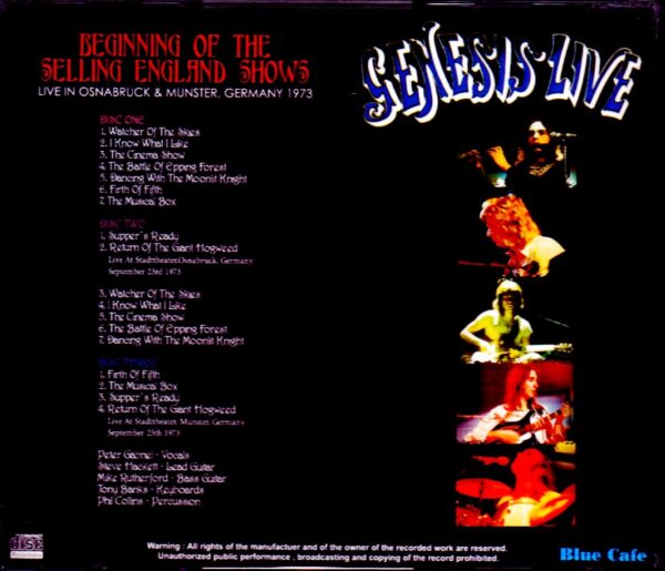 Genesis/Germany 1973 2Days Complete - Image 2