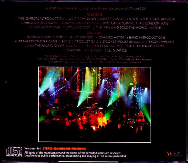 David Bowie/London,UK 2000 SBD Complete - Image 2