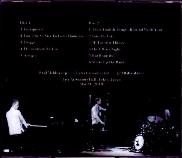 Brad Mehldau/Tokyo,Japan 5.31.2019 - Image 2