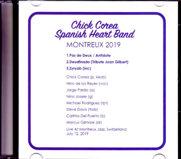 Chic Corea Spanish Heart Band/Switzerland 2019 - Image 2
