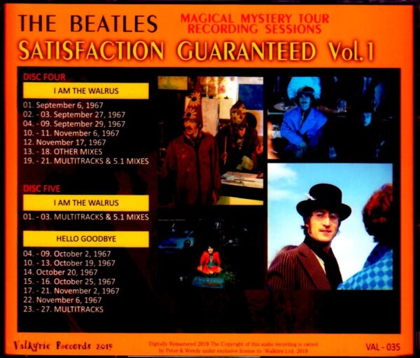Beatles/Maical Myster Tour Recording Sessions Vol.1 - 1 - Image 2