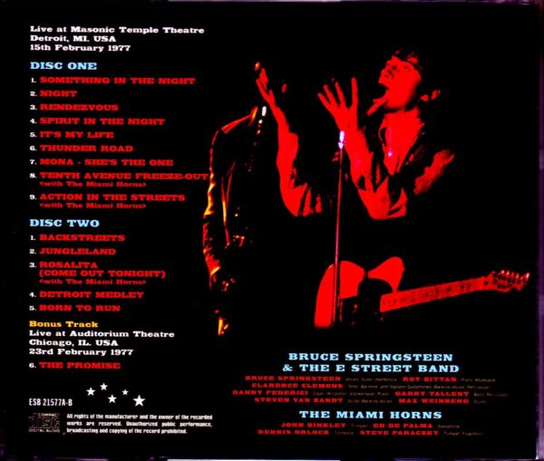 Bruce Springsteen/MI, USA 1977 - Image 2