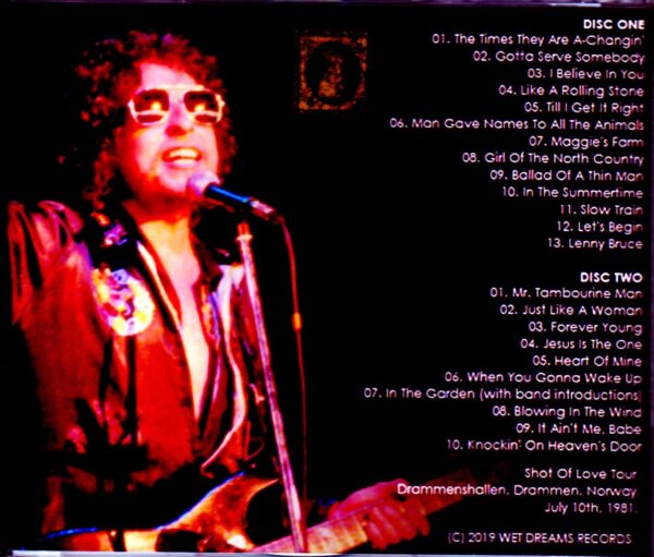 Bob Dylan/Norway 1981 - Image 2