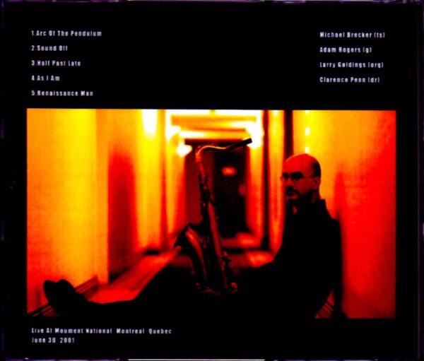Michael Brecker Quintet/Canada 6.30.2001 - Image 2