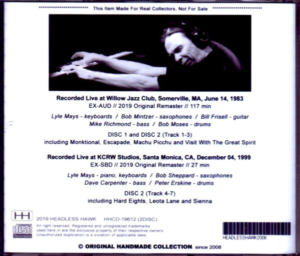 Lyle Mays/MA,USA 1983 & more - Image 2
