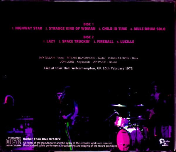 Deep Purple/UK 1972 - Image 2
