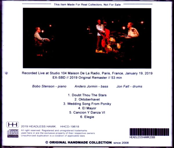 Bobo Stenson Trio/France 2019 - Image 2