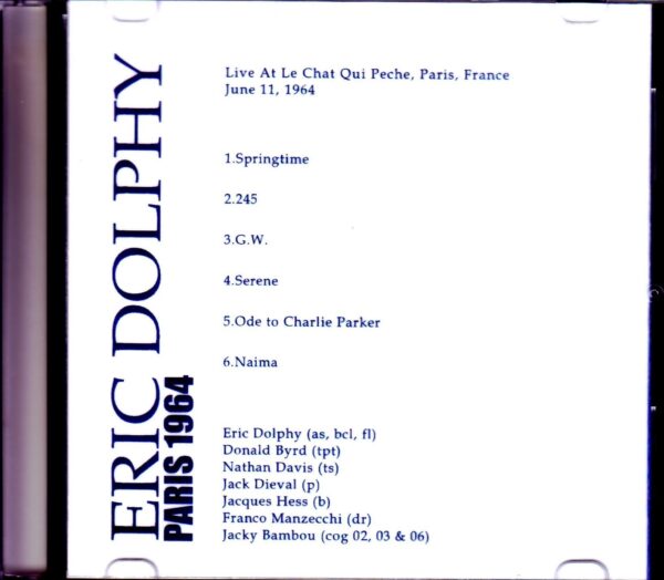 Eric Dolphy/France 1964 - Image 2