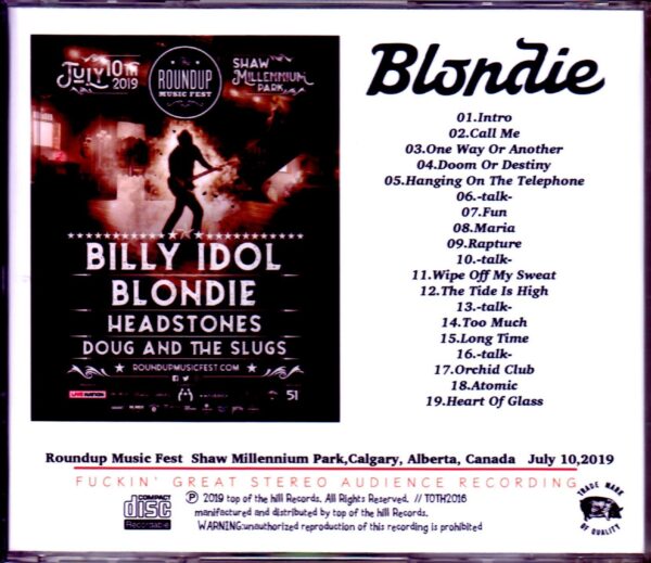Blondie/Canada 2019 - Image 2