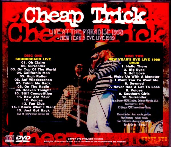 Cheap Trick/MA,USA 1998 & more - Image 2