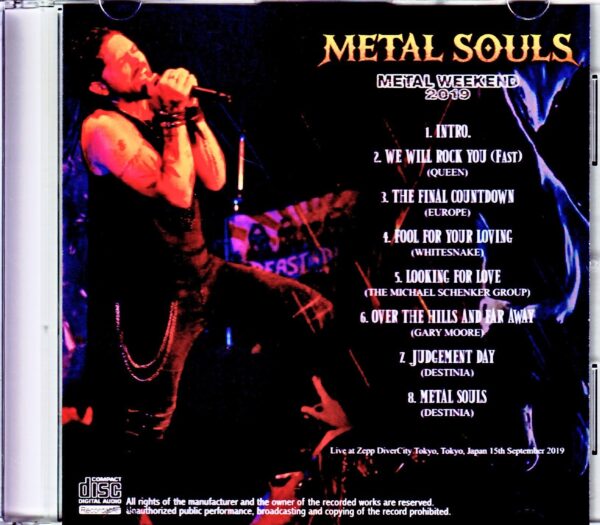 Metal Souls/Tokyo,Japan 9.15.2019 - Image 2