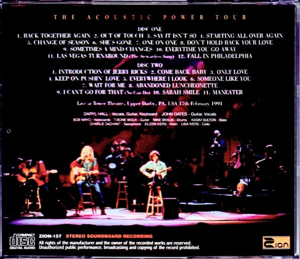 Hall & Oates/PA, USA 1991 - Image 2