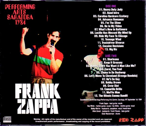 Frank Zappa/NY, USA 1984 - Image 2