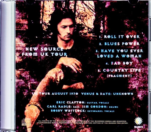 Derek and the Dominos/UK 1970 Date Unknown - Image 2