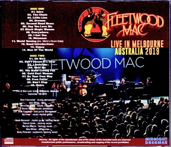 Fleetwood Mac/Australia 2019 - Image 2