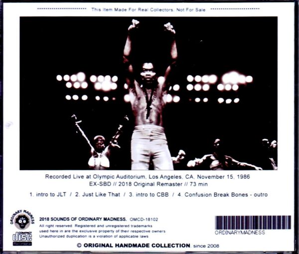 Fela Kuti and the Egyptian 80 Orchestra/CA, USA 1986 - Image 2