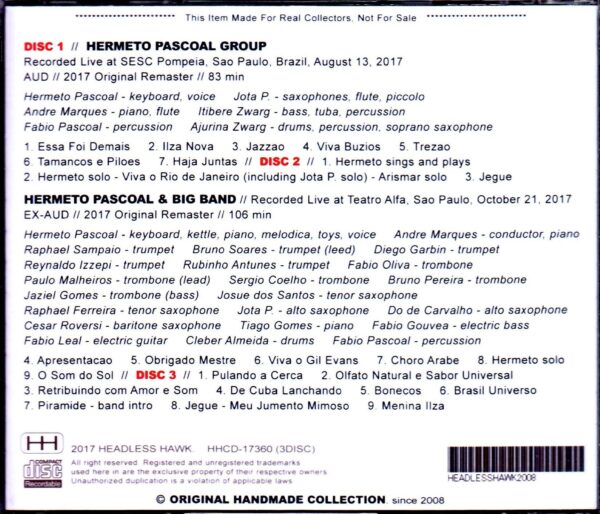 Hermeto Pascoal/Brazil 2017 2 Days - Image 2