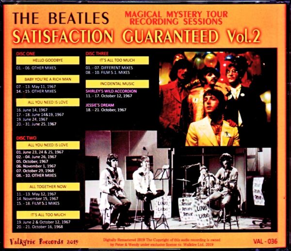 Beatles/Magical Mystery Tour Recording Sessions Vol.2-1 - Image 2