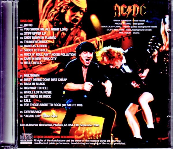 AC/DC/AZ, USA 2000 - Image 2