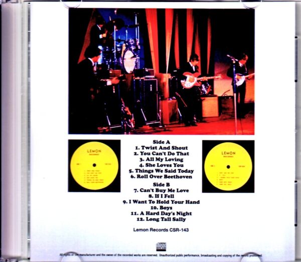 Beatles/CA,USA 1964・1965 Lemon Records CSR-143 - Image 2