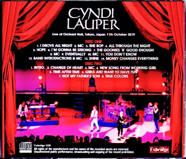Cyndi Lauper/Tokyo,Japan 10.11.2019 - Image 2