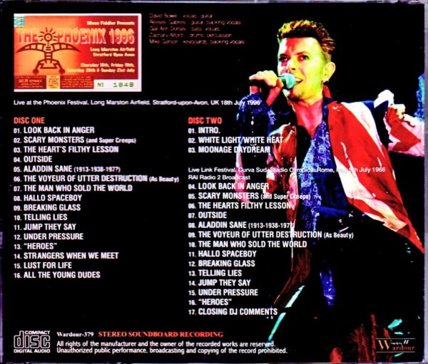 David Bowie/UK 1996 & more Upgrade - Image 2