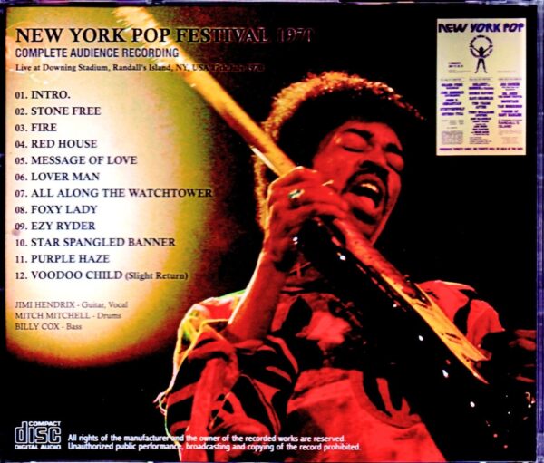 Jimi Hendrix/NY,USA 1970 Complete AUD Recording - Image 2