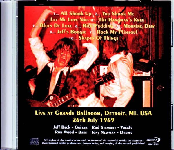 Jeff Beck Group/MI,USA 7.26.1969 - Image 2