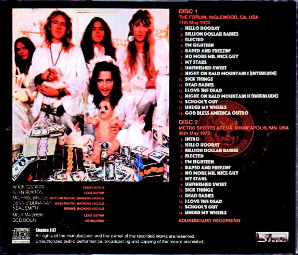 Alice Cooper/CA, USA 1973 & more - Image 2