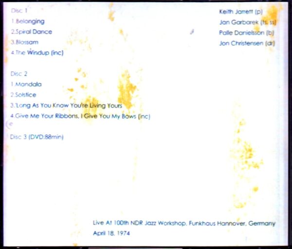 Keith Jarrett Quartet/Germany 1974 Complete - Image 2