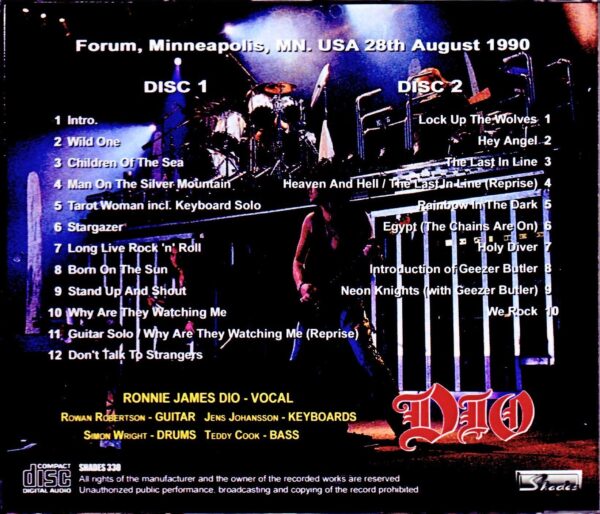 Dio/MN,USA 1990 & more Upgrade - Image 2