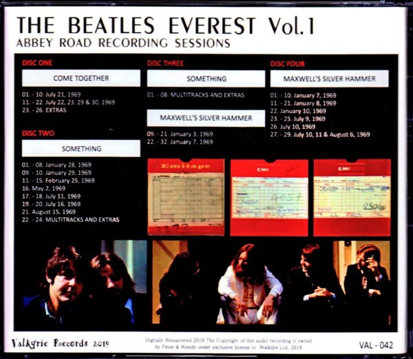 Beatles/Abbey Road Recording Sessions Vol.1-1 - Image 2
