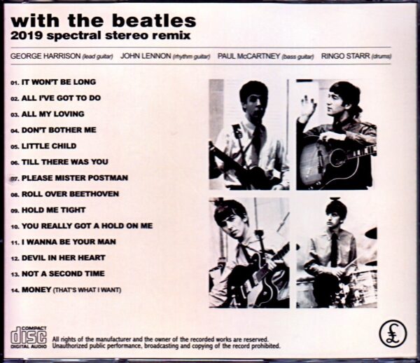 Beatles/With the Beatles Special Stereo Remix 2019 - Image 2
