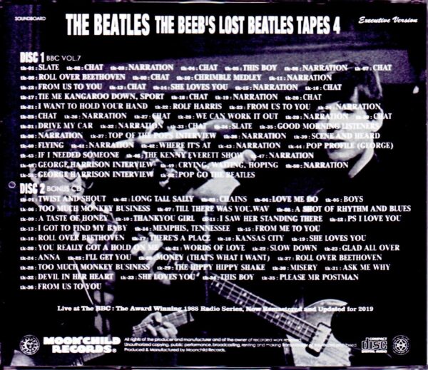 Beatles/Live at BBC Now Remastered and Updated 2019 Vol.4 - Image 2